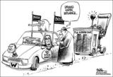 Cartoon by Drexel Dwane Powell, The News Observer
